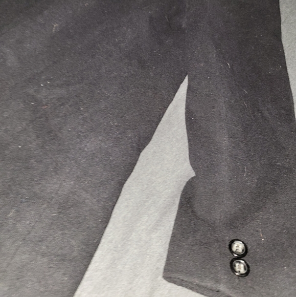 Levine Classics Long Double Breasted Wool Peacoat Trench- Size 6 - Black - Picture 10 of 12